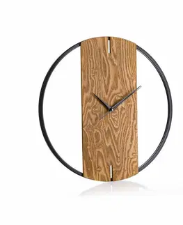 Hodiny Nástenné hodiny Wood deco, pr. 40 cm