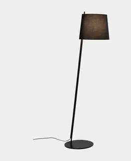 Stojacie lampy LEDS-C4 LEDS-C4 Clip stojaca lampa 158 cm tienidlo čierna