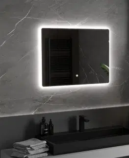 Kúpeľňa MEXEN - Sun zrkadlo s osvetlením 80 x 60 cm, LED 6000K, 9807-080-060-611-00