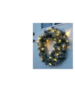 Vianočné dekorácie Eglo Eglo 410932 - LED Vonkajší vianočný veniec EDMONTON 30xLED/0,064W/3/230V IP44 