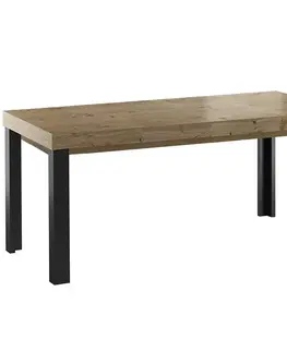 Jedálenské stoly Rozkladací stôl St-20 160/360x100cm dub uzlovitý