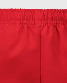 nohavice Šortky na rugby R100 pre dospelých s vreckami červené