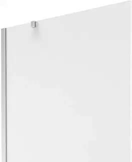 Sprchové dvere MEXEN/S - Next vaňová zástena FIX 90 x 150 cm, mrazené sklo, chróm 895-090-000-00-30-01