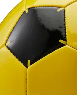 futbal Futbalová lopta First Kick veľkosť 5  žltá