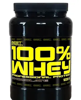 Srvátkový koncentrát (WPC) 100% Whey Professional Protein - Best Nutrition 1000 g Jahoda