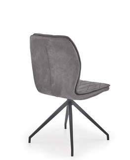 Jedálenské stoličky HALMAR K237 jedálenská stolička sivá