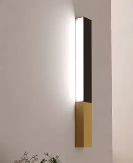 Nástenné svietidlá EGLO Nástenné LED svetlo Tudons s dreveným detailom
