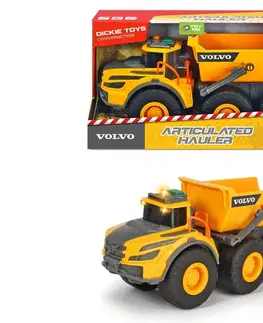 Hračky - dopravné stroje a traktory DICKIE - Kĺbové nákladné auto Volvo 23 cm