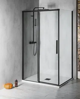 Sprchovacie kúty POLYSAN - ALTIS LINE BLACK bočná stena 900, číre sklo, výška 2000, číre sklo AL6012B