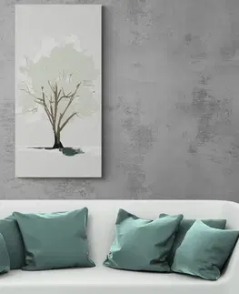 Obrazy stromy a listy Obraz strom v minimalistickom duchu