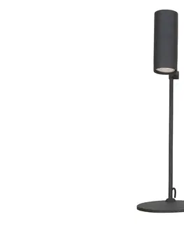 Stolné lampy Norddan 26083 Dizajnová stolová lampa Rapha čierna