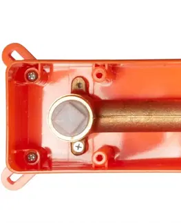 Kúpeľňové batérie REA - Umývadlová batéria OVAL Gold + BOX REA-B5125