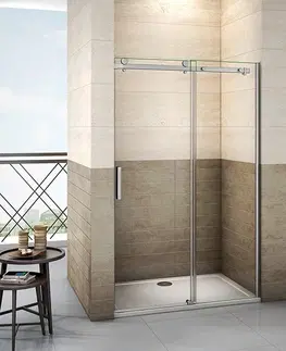 Sprchovacie kúty H K - Produkty značky Hezká koupelna - Posuvné sprchové dvere DIAMOND 156-160x195cm L / P variant SE- DIAMOND 160 SET