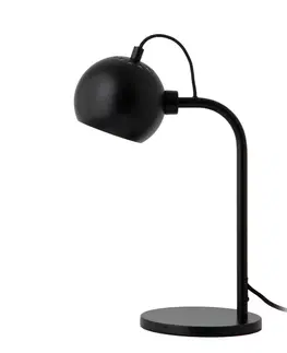 Stolové lampy FRANDSEN FRANDSEN Ball Single stolová lampa, čierna