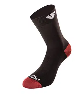 Pánske ponožky Ponožky Undershield Black-Red čierna/červená 39/42