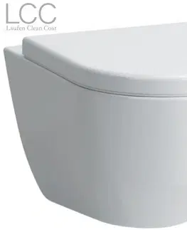 Záchody DEANTE Podstavný rám, pre závesné WC misy bez tlačidla + WC LAUFEN PRO LCC RIMLESS + SEDADLO CST_WC01 X LP2