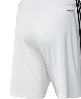 nohavice Futbalové šortky pre dospelých Squadra biele