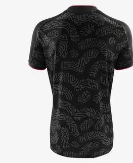 dresy Futbalový dres Viralto II s krátkym rukávom sivo-ružový