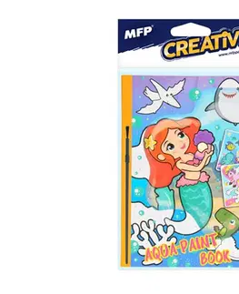 Kreatívne a výtvarné hračky RAPPA - Maľovanie vodou - kniha 8 obrázkov 1003 (145x208mm)