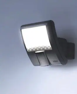 Vonkajšie nástenné svietidlá so senzorom STEINEL STEINEL XLED curved S vonkajšie svetlo, antracit