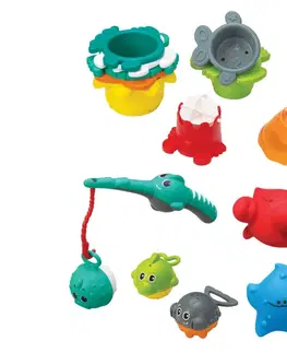 Hračky do vody INFANTINO - Sada hračiek do kúpeľa Splish and Splash