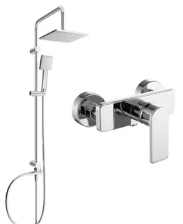 Sprchy a sprchové panely MEXEN/S - Tord sprchový stĺp vrátane sprchovej batérie Cetus, chróm 744340200-00