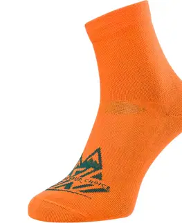 Pánské ponožky Cyklistické Enduro ponožky Silvini Orino UA1809 orange 36-38