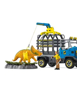 Drevené hračky Schleich 42565 Misia - prevoz dinosaura