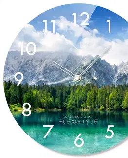Hodiny Nástenné sklenené hodiny Mountain Flex z67d s-2-x, 30 cm