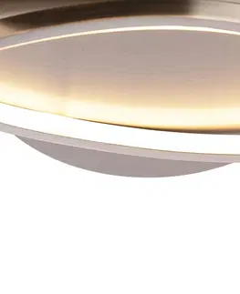 Stropne svietidla Stropná lampa oceľová 80 cm vrátane LED 3-stupňového stmievania - Rowin