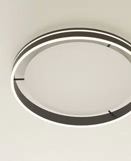 SmartHome stropné svietidlá Q-Smart-Home Paul Neuhaus Q-VITO stropné LED 59 cm, antracit