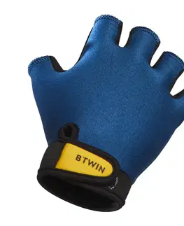 rukavice Detské bezprstové rukavice modré