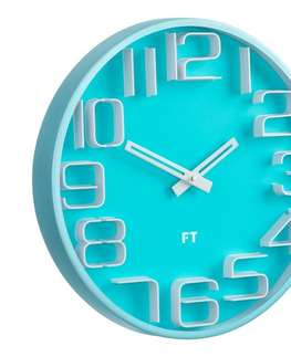 Hodiny Dizajnové nástenné hodiny Future Time FT8010BL Numbers 30cm
