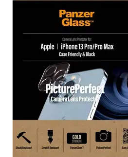 Ochranné fólie pre mobilné telefóny PanzerGlass ochranný kryt objektívu fotoaparátu pre Apple iPhone 13 Pro, 13 Pro Max 0384