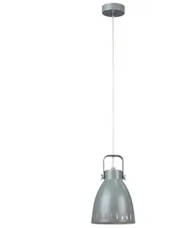 Lampy Visiaca lampa, sivá/kov, AIDEN TYP3