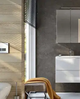 Kúpeľňový nábytok Kielle - Vega Zrkadlová skrinka, 60x73x15 cm, lesklá biela 50118600