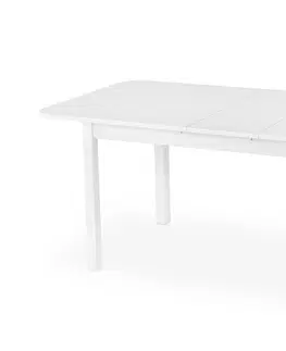 Jedálenské stoly HALMAR Florian rozkladací jedálenský stôl biela