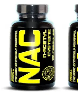 Antioxidanty 1+1 Zadarmo: NAC (N-acetylcysteine) - Best Nutrition 100 kaps. + 100 kaps.