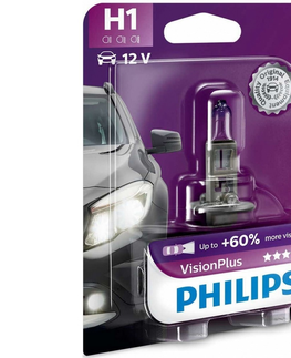 Žiarovky Philips Autožiarovka Philips VISION PLUS 12258VPB1 H1 P14,5s/55W/12V 3250K 