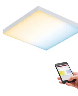 SmartHome stropné svietidlá Paulmann Paulmann Velora LED panel ZigBee 22,5x22,5cm 8,5 W