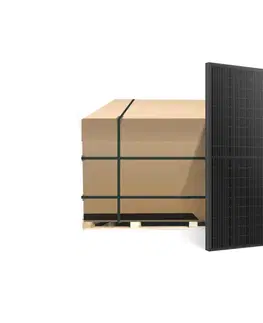 Fotovoltaické a solárne panely Risen Fotovoltaický solárny panel RISEN 400Wp Full Black IP68 Half Cut - paleta 36 ks 