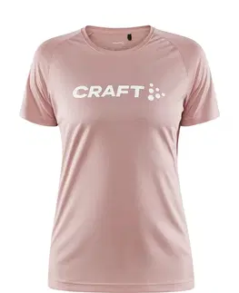 Dámske tričká Dámske tričko CRAFT CORE Unify Logo ružová - M