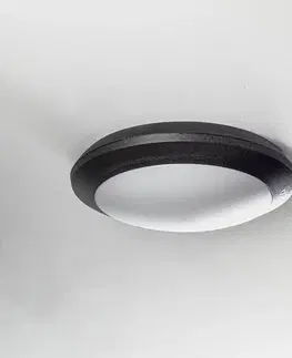 Stropné svietidlá s pohybovým senzorom Fumagalli Senzorové stropné LED svietidlo Umberta čierne CCT