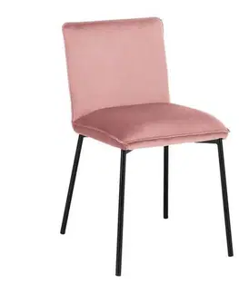 Stoličky do jedálne Stolička Darla Ružová