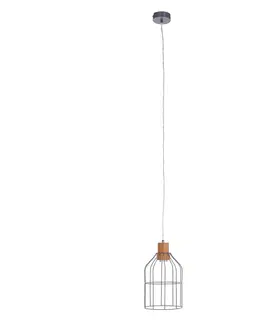 Lampy Visiaca lampa, sivá/kov, ASTOK