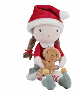 Plyšové hračky LITTLE DUTCH - Bábika Rosa vianočná 35cm