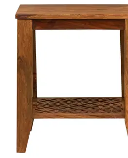 Záhradné stoličky a kreslá Odkladací stolík Mira 45x45x45 indický masív palisander