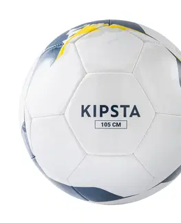 futbal Lopta na Power Soccer veľkosť 7 bielo-žltá