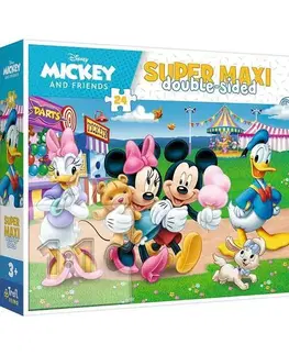 Hračky puzzle TREFL - Puzzle 24 SUPER MAXI - Disney Mickey