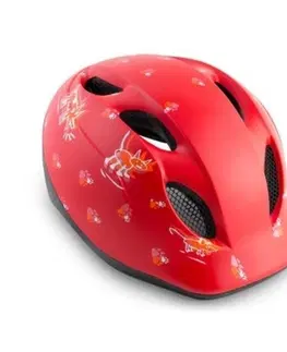 Cyklistické helmy MET helma SUPER BUDDY 2019 detská zvieratká / červená